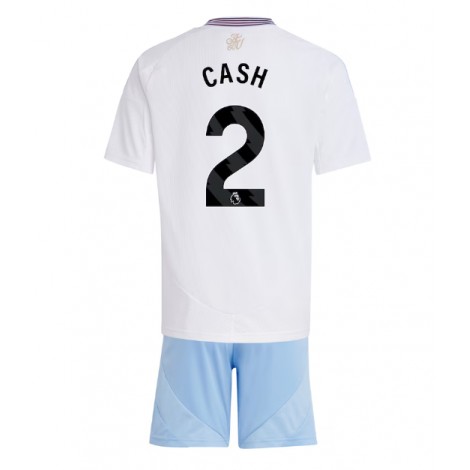 Aston Villa Matty Cash #2 Uit tenue Kids 2024-25 Korte Mouw (+ Korte broeken)