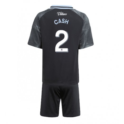 Aston Villa Matty Cash #2 Uit tenue Kids 2025-26 Korte Mouw (+ Korte broeken)