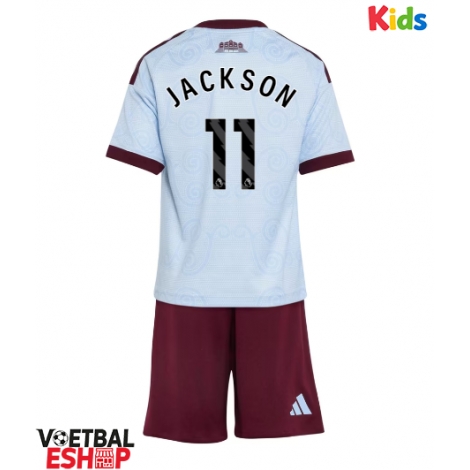 Aston Villa Nicolas Jackson #11 Derde tenue Kids 2026-27 Korte Mouw (+ Korte broeken)