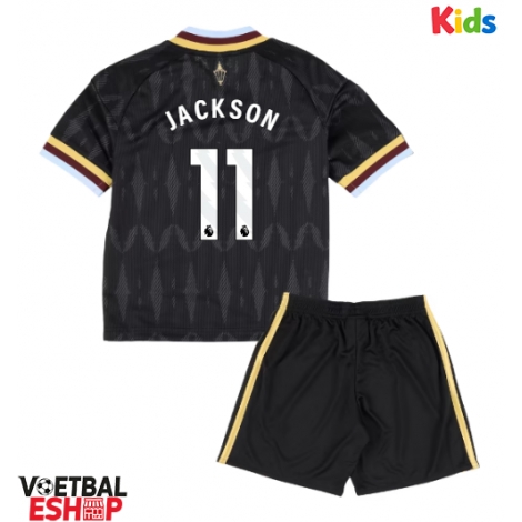 Aston Villa Nicolas Jackson #11 Uit tenue Kids 2026-27 Korte Mouw (+ Korte broeken)