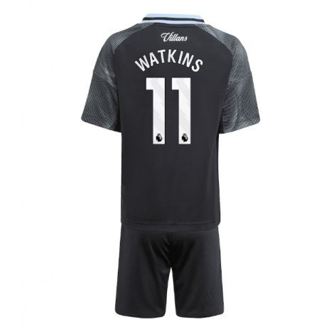 Aston Villa Ollie Watkins #11 Uit tenue Kids 2025-26 Korte Mouw (+ Korte broeken)