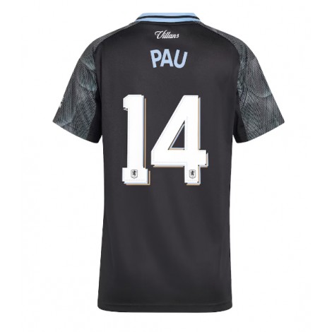 Aston Villa Pau Torres #14 Uit tenue Dames 2025-26 Korte Mouw