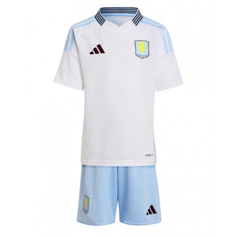 Aston Villa Uit tenue Kids 2024-25 Korte Mouw (+ Korte broeken)