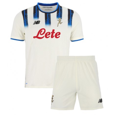 Atalanta Uit tenue Kids 2025-26 Korte Mouw (+ Korte broeken)