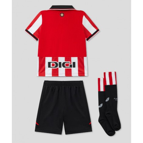 Athletic Bilbao Thuis tenue Kids 2025-26 Korte Mouw (+ Korte broeken)
