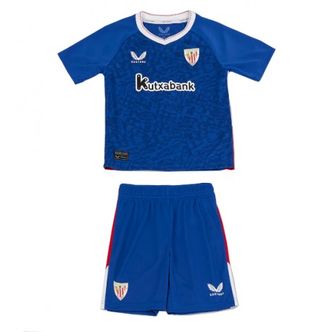 Athletic Bilbao Uit tenue Kids 2024-25 Korte Mouw (+ Korte broeken)