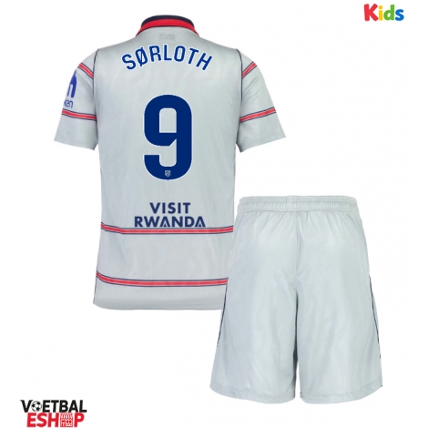 Atletico Madrid Alexander Sorloth #9 Derde tenue Kids 2026-27 Korte Mouw (+ Korte broeken)