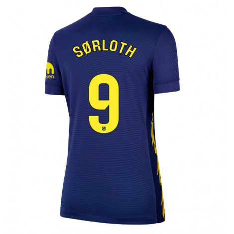 Atletico Madrid Alexander Sorloth #9 Uit tenue Dames 2025-26 Korte Mouw