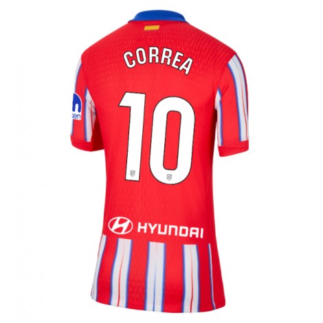 Atletico Madrid Angel Correa #10 Thuis tenue Dames 2024-25 Korte Mouw