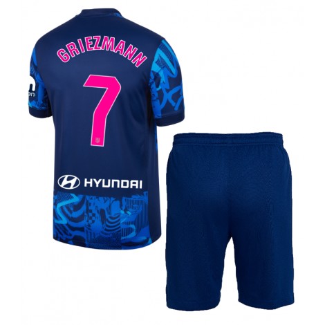 Atletico Madrid Antoine Griezmann #7 Derde tenue Kids 2024-25 Korte Mouw (+ Korte broeken)