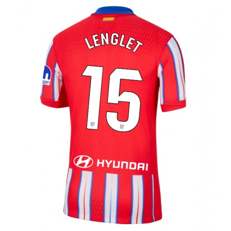 Atletico Madrid Clement Lenglet #15 Thuis tenue 2024-25 Korte Mouw Atletico Madrid Clement Lenglet #15 Thuis tenue 2024-25 Korte Mouw