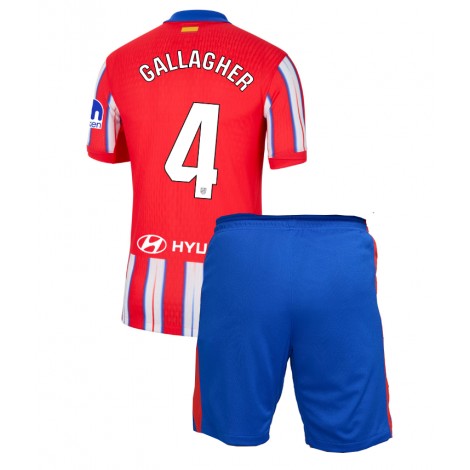 Atletico Madrid Conor Gallagher #4 Thuis tenue Kids 2024-25 Korte Mouw (+ Korte broeken)