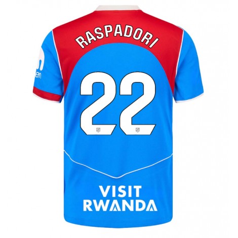 Atletico Madrid Giacomo Raspadori #22 Derde tenue 2025-26 Korte Mouw Atletico Madrid Giacomo Raspadori #22 Derde tenue 2025-26 Korte Mouw