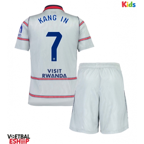 Atletico Madrid Lee Kang-in #7 Derde tenue Kids 2026-27 Korte Mouw (+ Korte broeken)