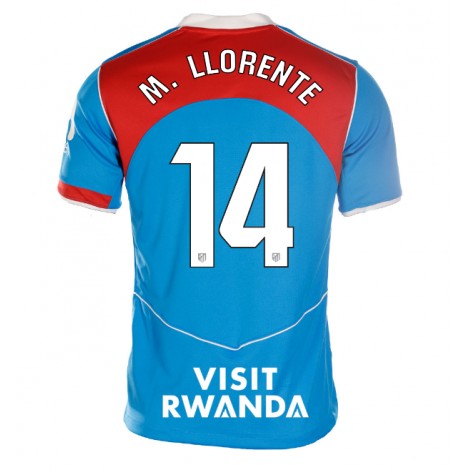 Atletico Madrid Marcos Llorente #14 Derde tenue Dames 2025-26 Korte Mouw