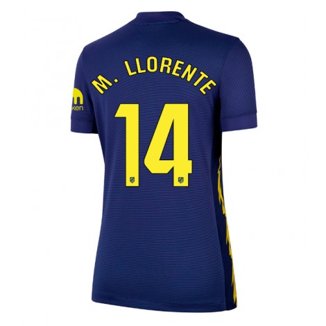 Atletico Madrid Marcos Llorente #14 Uit tenue Dames 2025-26 Korte Mouw