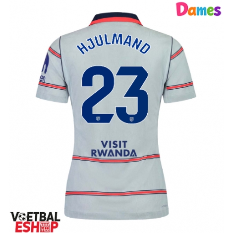 Atletico Madrid Morten Hjulmand #23 Derde tenue Dames 2026-27 Korte Mouw