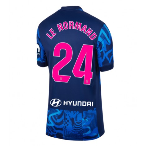 Atletico Madrid Robin Le Normand #24 Derde tenue Dames 2024-25 Korte Mouw