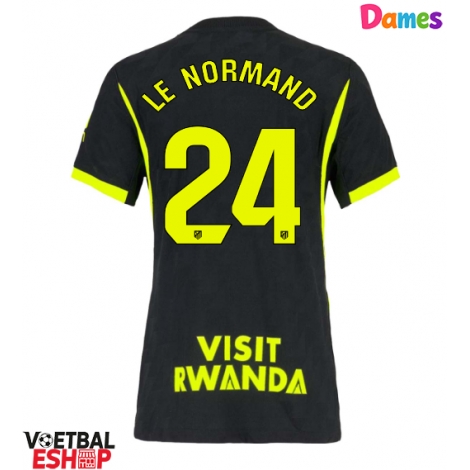Atletico Madrid Robin Le Normand #24 Uit tenue Dames 2026-27 Korte Mouw