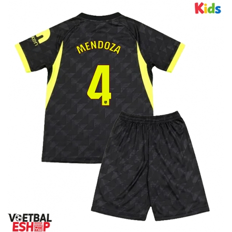 Atletico Madrid Rodrigo Mendoza #4 Uit tenue Kids 2026-27 Korte Mouw (+ Korte broeken)