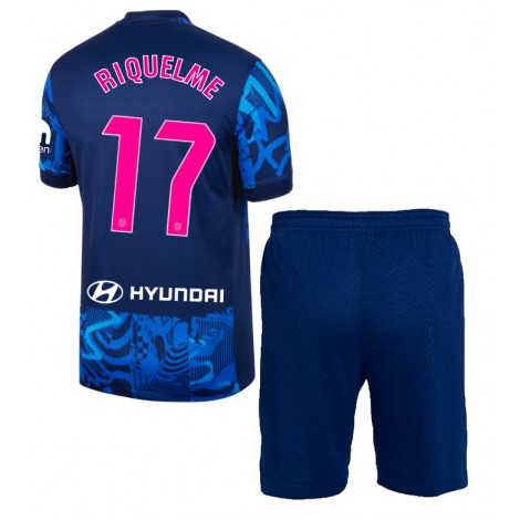 Atletico Madrid Rodrigo Riquelme #17 Derde tenue Kids 2024-25 Korte Mouw (+ Korte broeken)