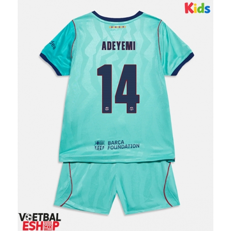 Barcelona Karim Adeyemi #14 Derde tenue Kids 2026-27 Korte Mouw (+ Korte broeken)