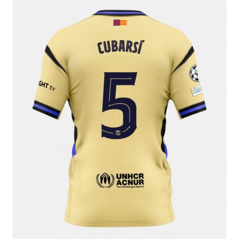 Barcelona Pau Cubarsi #5 Uit tenue 2025-26 Korte Mouw Barcelona Pau Cubarsi #5 Uit tenue 2025-26 Korte Mouw