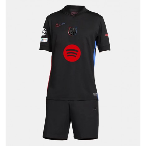 Barcelona Pedri Gonzalez #8 Uit tenue Kids 2024-25 Korte Mouw (+ Korte broeken)