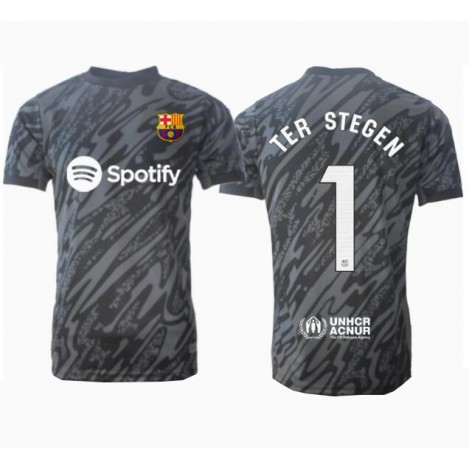 Barcelona Ter Stegen #1 Keeper Derde tenue 2024-25 Korte Mouw Barcelona Ter Stegen #1 Keeper Derde tenue 2024-25 Korte Mouw