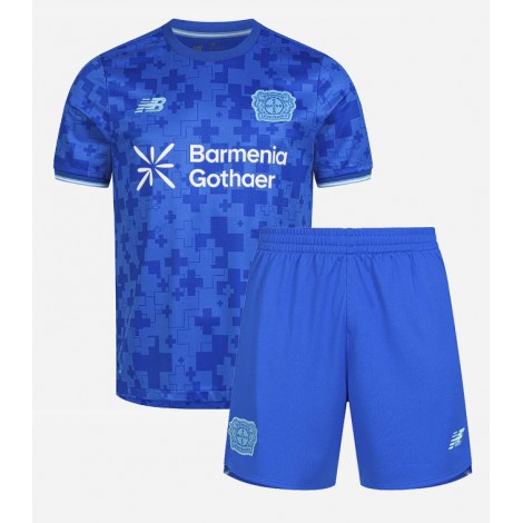 Bayer Leverkusen Aleix Garcia #24 Derde tenue Kids 2025-26 Korte Mouw (+ Korte broeken)