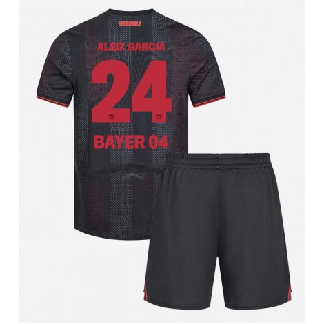 Bayer Leverkusen Aleix Garcia #24 Thuis tenue Kids 2025-26 Korte Mouw (+ Korte broeken)
