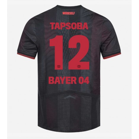 Bayer Leverkusen Edmond Tapsoba #12 Thuis tenue 2025-26 Korte Mouw Bayer Leverkusen Edmond Tapsoba #12 Thuis tenue 2025-26 Korte Mouw