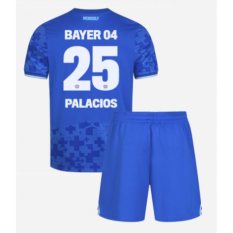Bayer Leverkusen Exequiel Palacios #25 Derde tenue Kids 2025-26 Korte Mouw (+ Korte broeken)