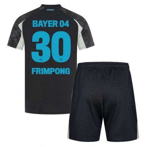 Bayer Leverkusen Jeremie Frimpong #30 Derde tenue Kids 2024-25 Korte Mouw (+ Korte broeken)