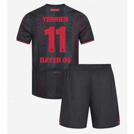 Bayer Leverkusen Martin Terrier #11 Thuis tenue Kids 2025-26 Korte Mouw (+ Korte broeken)