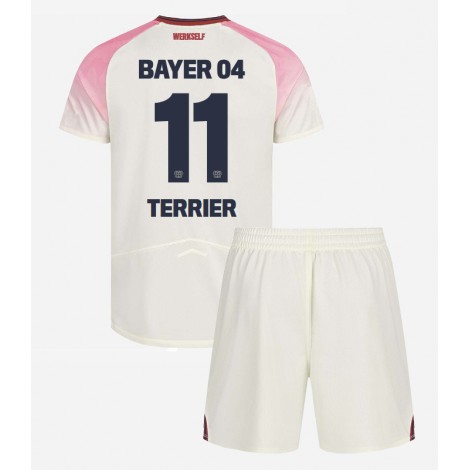 Bayer Leverkusen Martin Terrier #11 Uit tenue Kids 2025-26 Korte Mouw (+ Korte broeken)