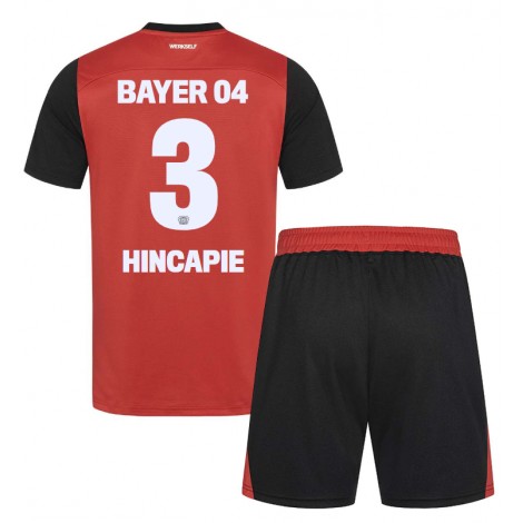 Bayer Leverkusen Piero Hincapie #3 Thuis tenue Kids 2024-25 Korte Mouw (+ Korte broeken)
