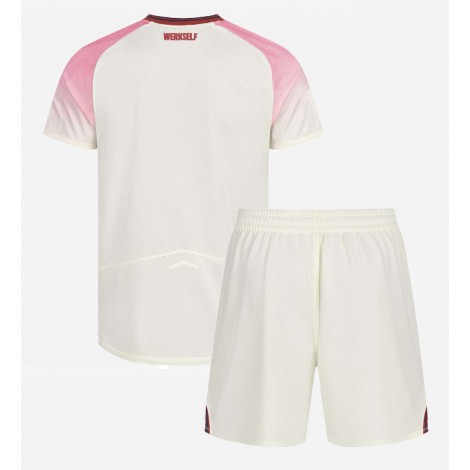 Bayer Leverkusen Uit tenue Kids 2025-26 Korte Mouw (+ Korte broeken)