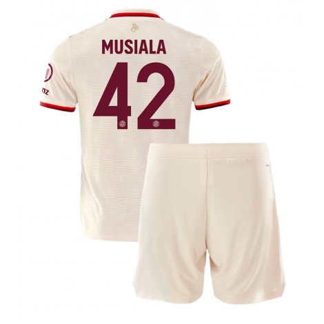 Bayern Munich Jamal Musiala #42 Derde tenue Kids 2024-25 Korte Mouw (+ Korte broeken)