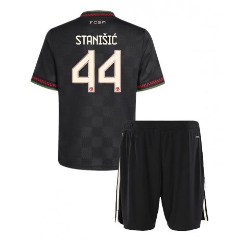 Bayern Munich Josip Stanisic #44 Derde tenue Kids 2025-26 Korte Mouw (+ Korte broeken)