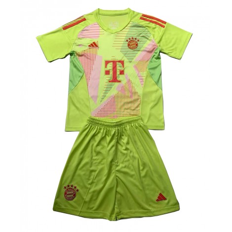 Bayern Munich Keeper Thuis tenue Kids 2024-25 Korte Mouw (+ Korte broeken)