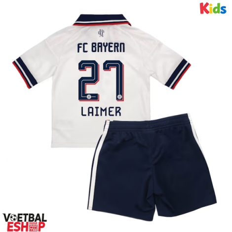Bayern Munich Konrad Laimer #27 Uit tenue Kids 2026-27 Korte Mouw (+ Korte broeken)