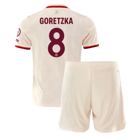 Bayern Munich Leon Goretzka #8 Derde tenue Kids 2024-25 Korte Mouw (+ Korte broeken)