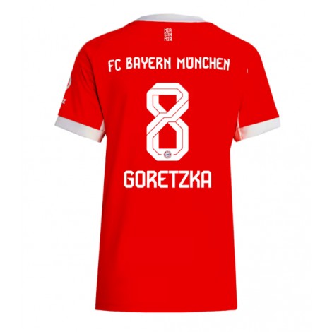 Bayern Munich Leon Goretzka #8 Thuis tenue Dames 2025-26 Korte Mouw