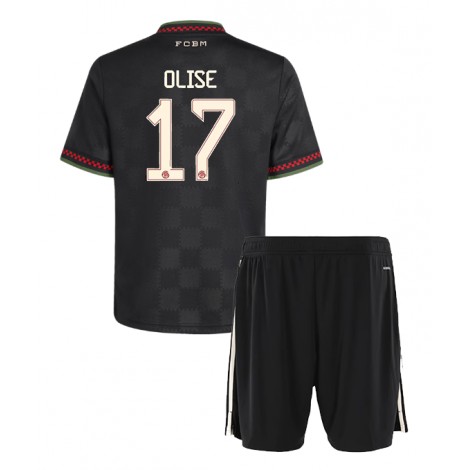 Bayern Munich Michael Olise #17 Derde tenue Kids 2025-26 Korte Mouw (+ Korte broeken)