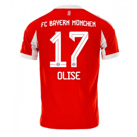 Bayern Munich Michael Olise #17 Thuis tenue 2025-26 Korte Mouw Bayern Munich Michael Olise #17 Thuis tenue 2025-26 Korte Mouw