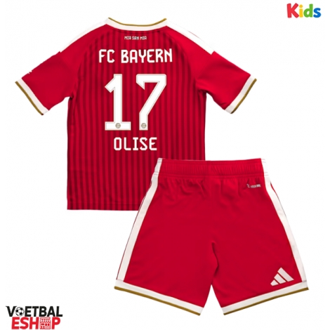Bayern Munich Michael Olise #17 Thuis tenue Kids 2026-27 Korte Mouw (+ Korte broeken)