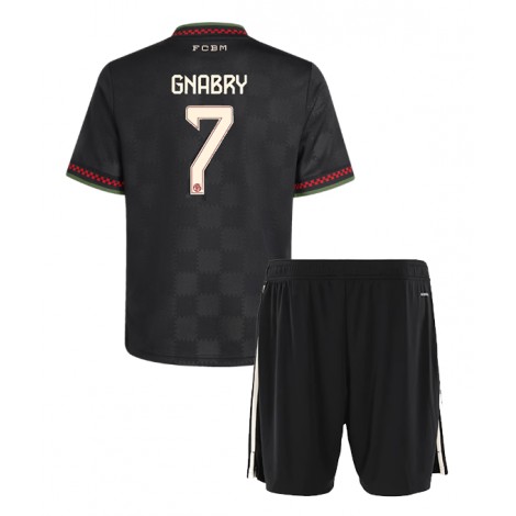 Bayern Munich Serge Gnabry #7 Derde tenue Kids 2025-26 Korte Mouw (+ Korte broeken)