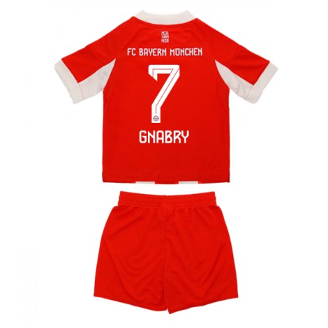 Bayern Munich Serge Gnabry #7 Thuis tenue Kids 2025-26 Korte Mouw (+ Korte broeken)