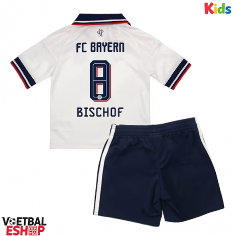 Bayern Munich Tom Bischof #8 Uit tenue Kids 2026-27 Korte Mouw (+ Korte broeken)